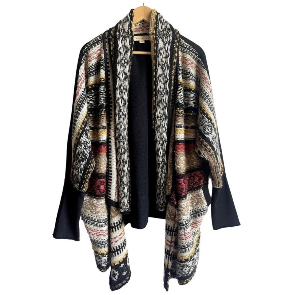 Love stitch open draping boho cardigan NWT